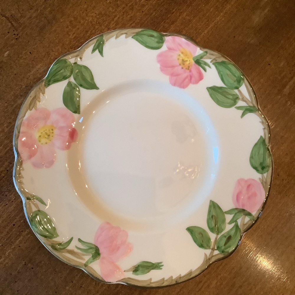 Three Franciscan Desert Rose Small 6” Plates - Picture 4 of 9